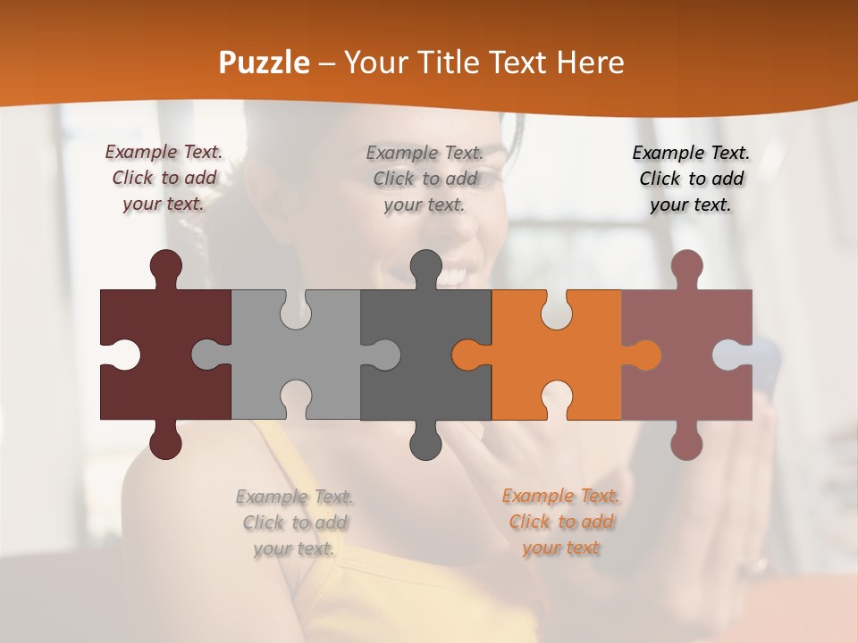 Surprise Hand Communication PowerPoint Template