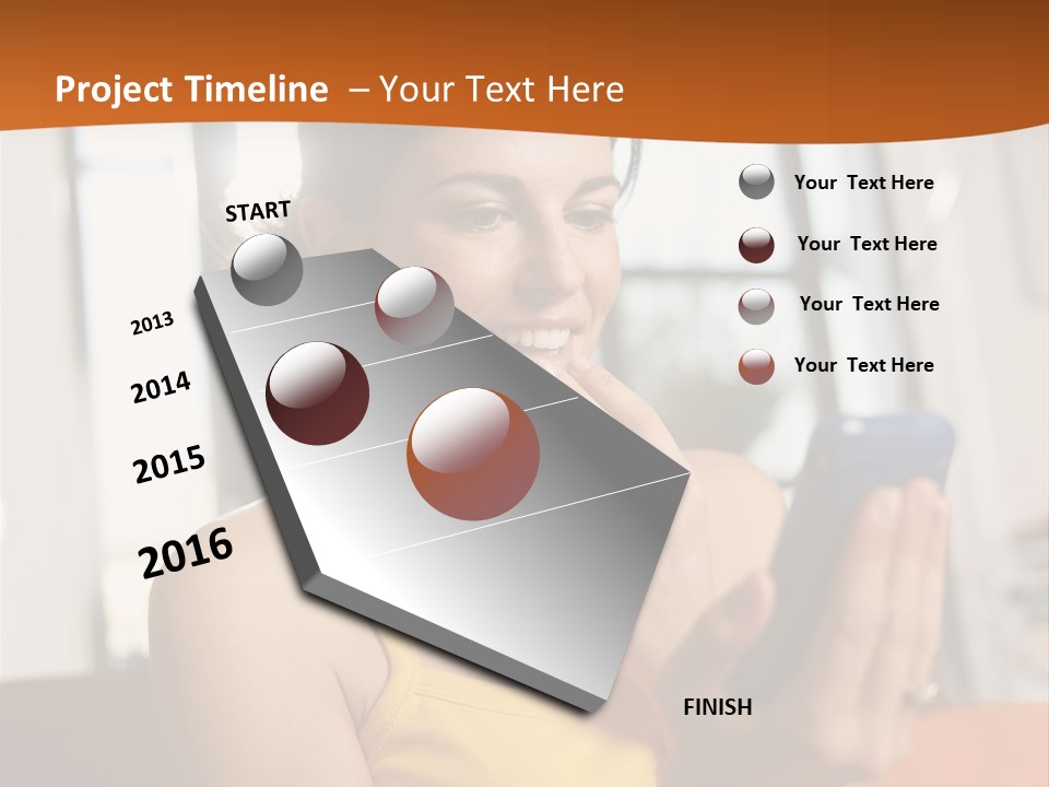 Surprise Hand Communication PowerPoint Template