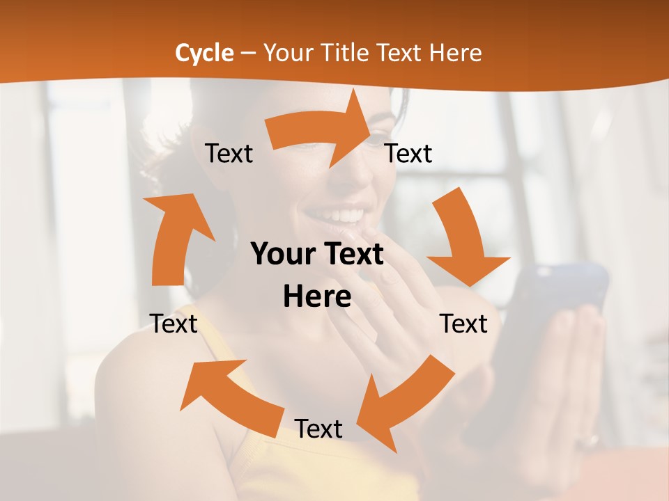 Surprise Hand Communication PowerPoint Template