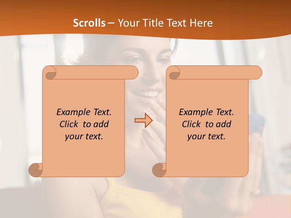 Surprise Hand Communication PowerPoint Template