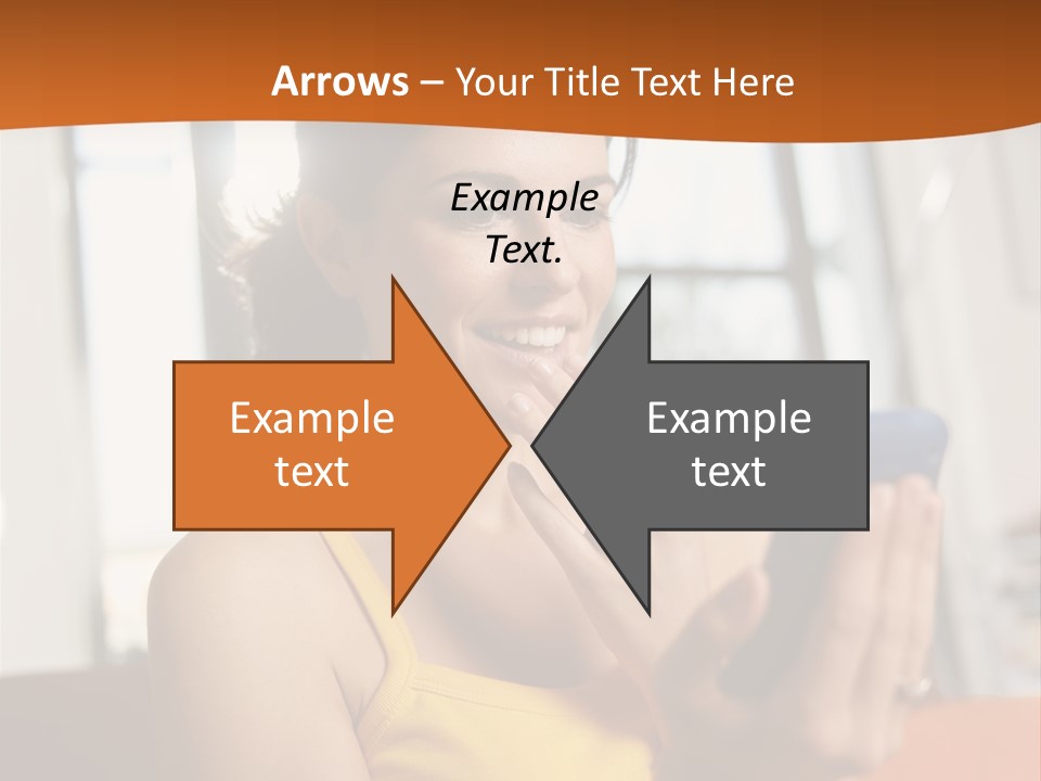 Surprise Hand Communication PowerPoint Template
