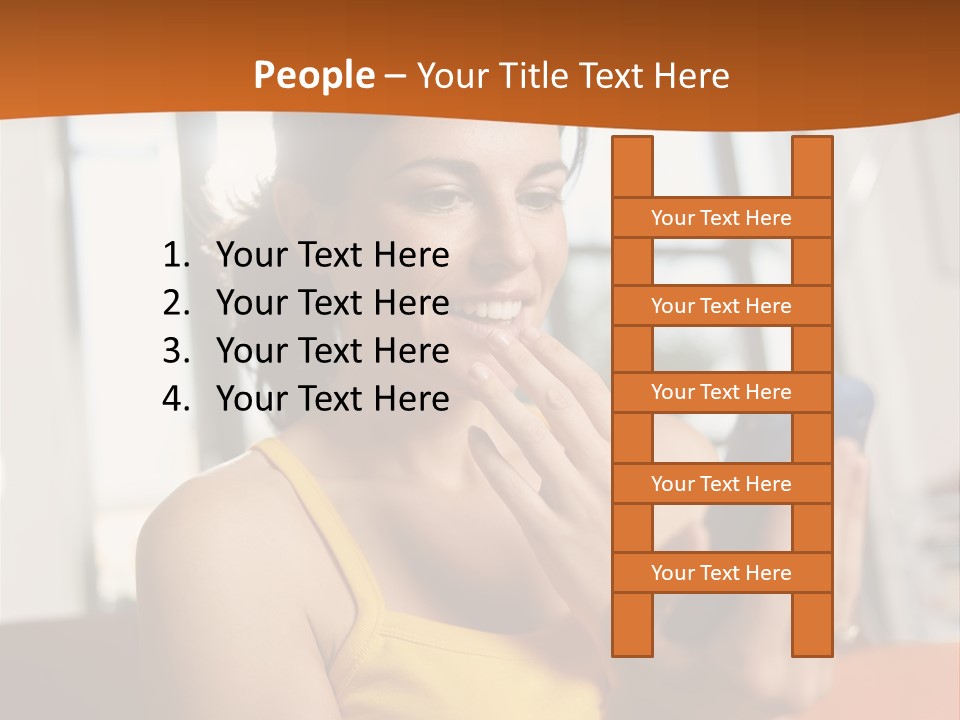 Surprise Hand Communication PowerPoint Template