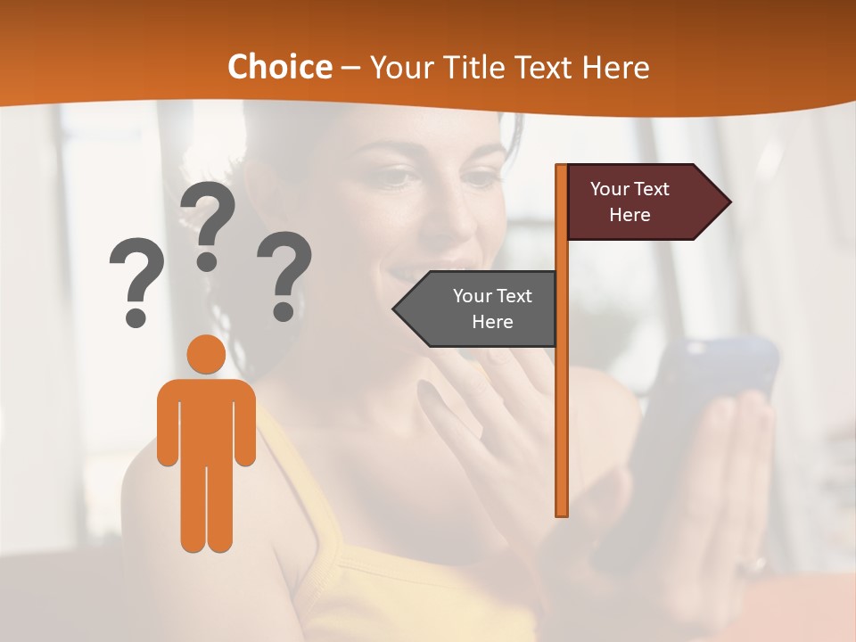 Surprise Hand Communication PowerPoint Template
