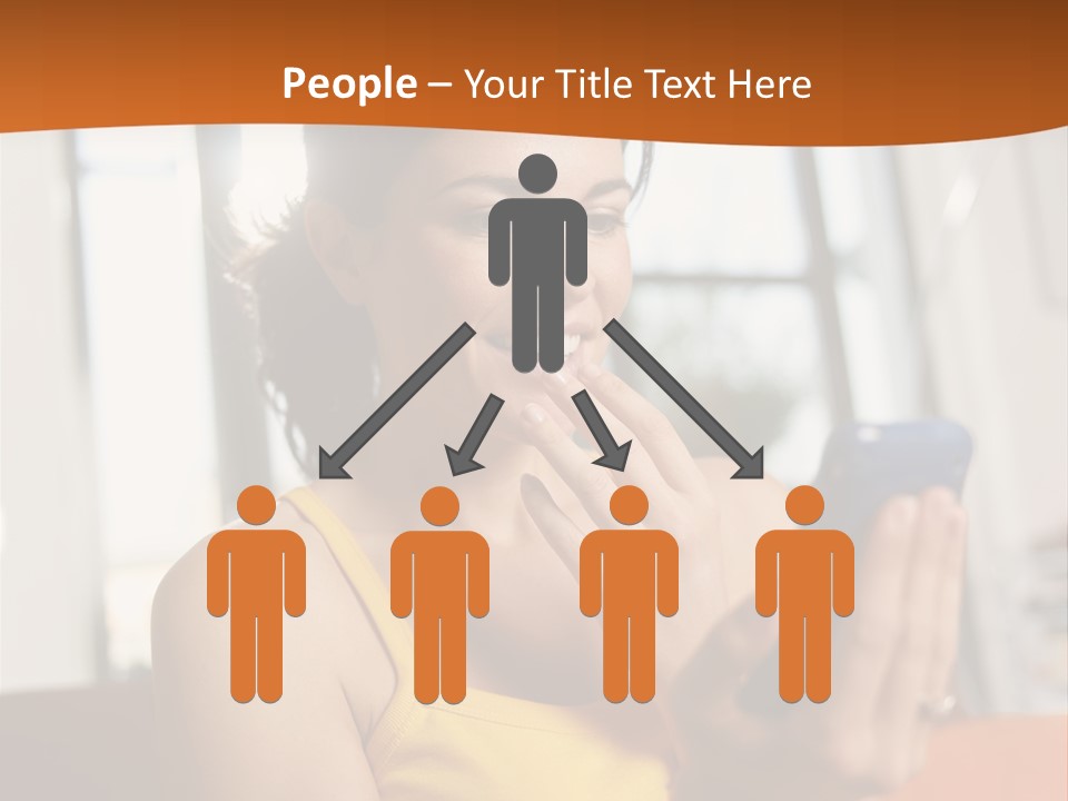 Surprise Hand Communication PowerPoint Template