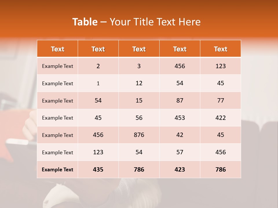 Window Woman Holding PowerPoint Template