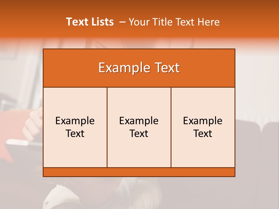Window Woman Holding PowerPoint Template