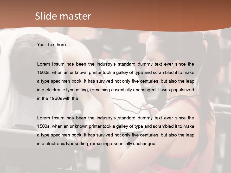 Work Man People PowerPoint Template