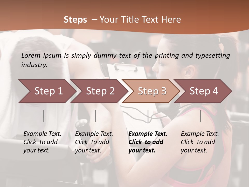 Work Man People PowerPoint Template