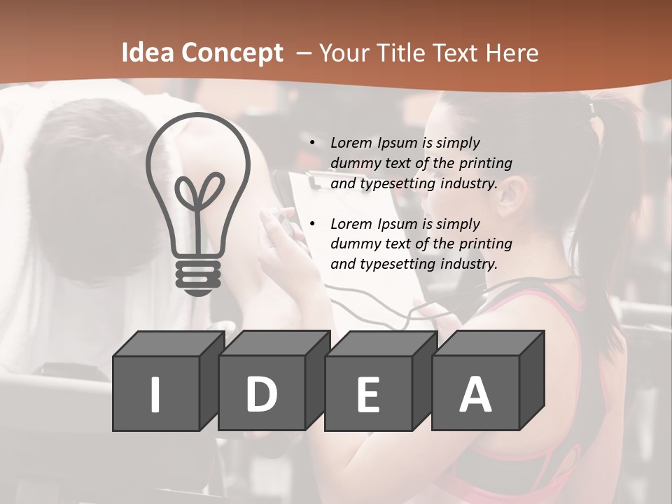 Work Man People PowerPoint Template