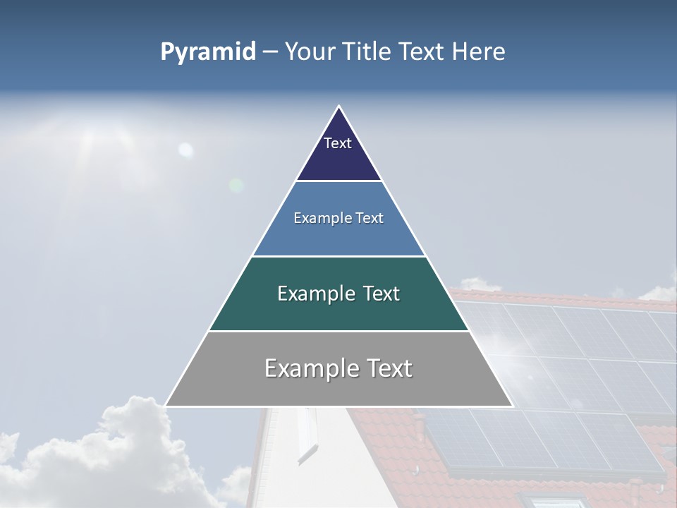 Pitched Building Clouds PowerPoint Template
