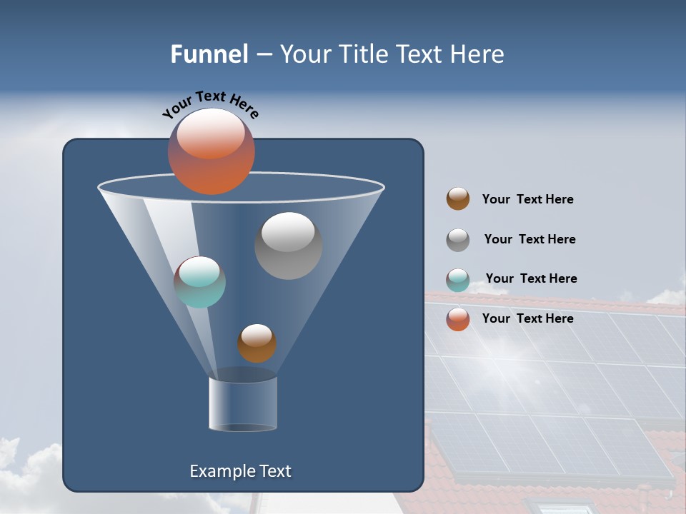 Pitched Building Clouds PowerPoint Template