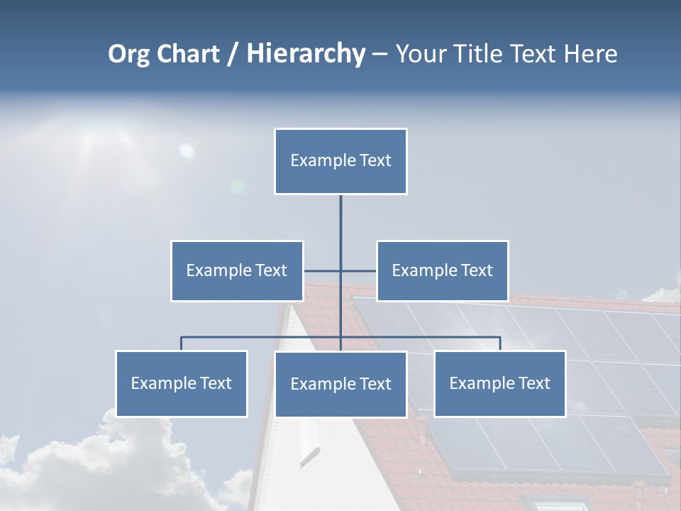 Pitched Building Clouds PowerPoint Template