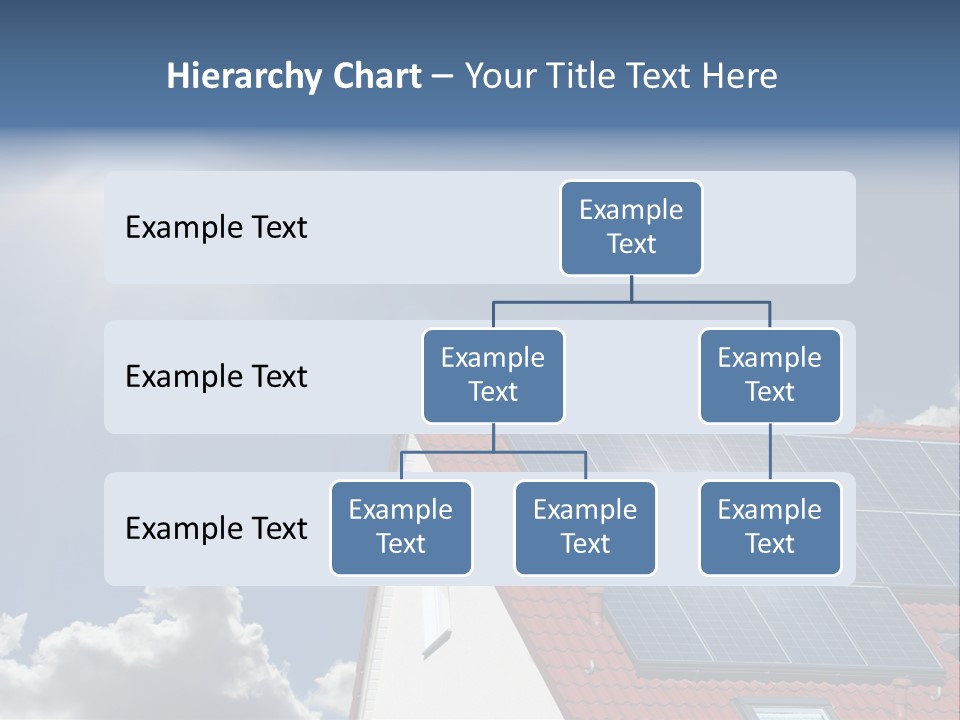 Pitched Building Clouds PowerPoint Template