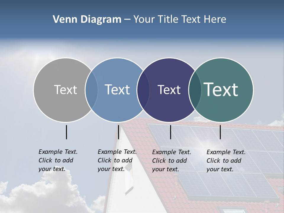 Pitched Building Clouds PowerPoint Template