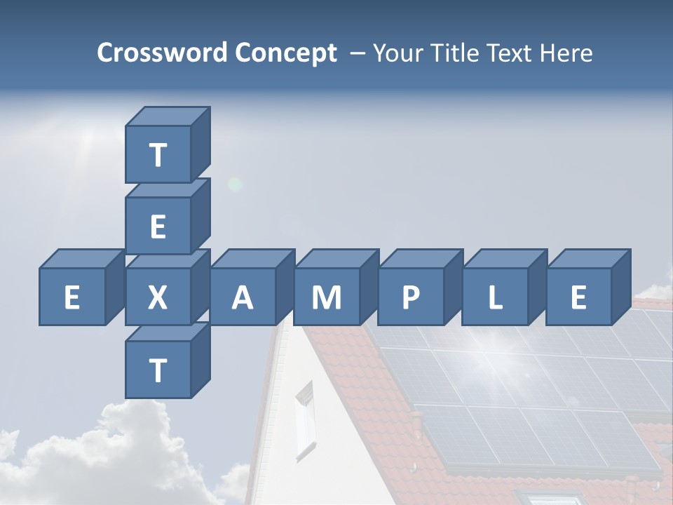 Pitched Building Clouds PowerPoint Template