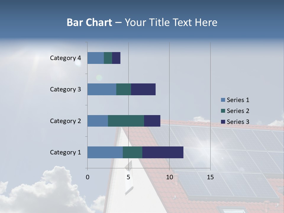 Pitched Building Clouds PowerPoint Template