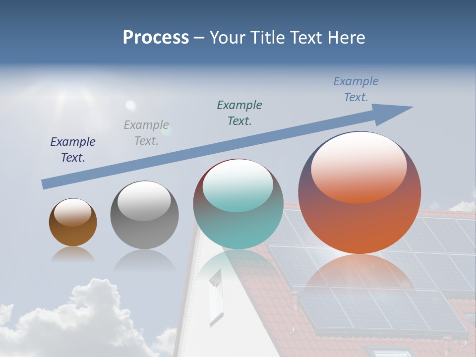 Pitched Building Clouds PowerPoint Template