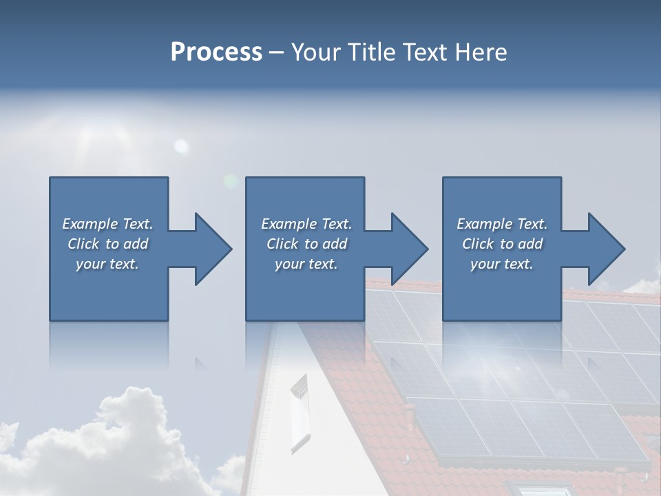 Pitched Building Clouds PowerPoint Template