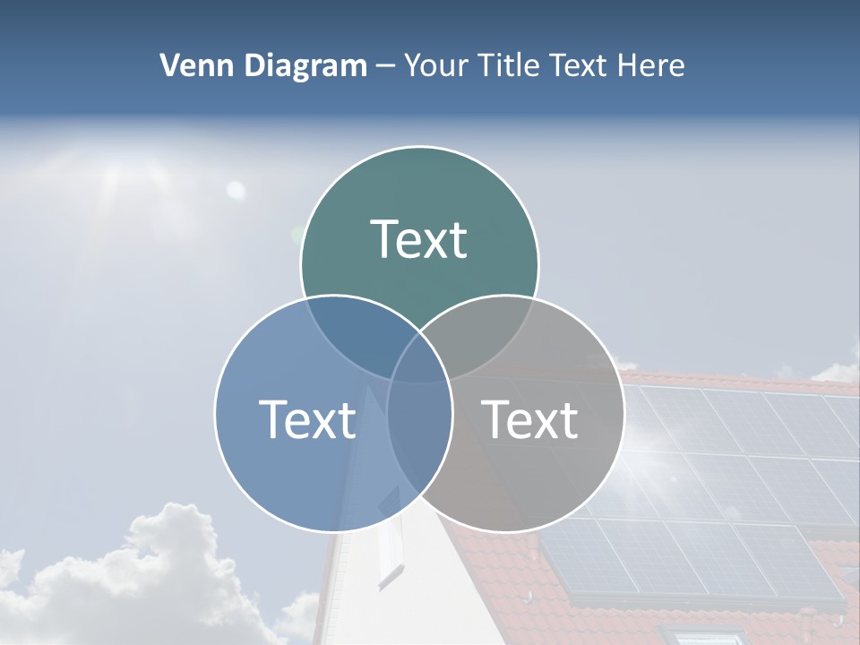 Pitched Building Clouds PowerPoint Template