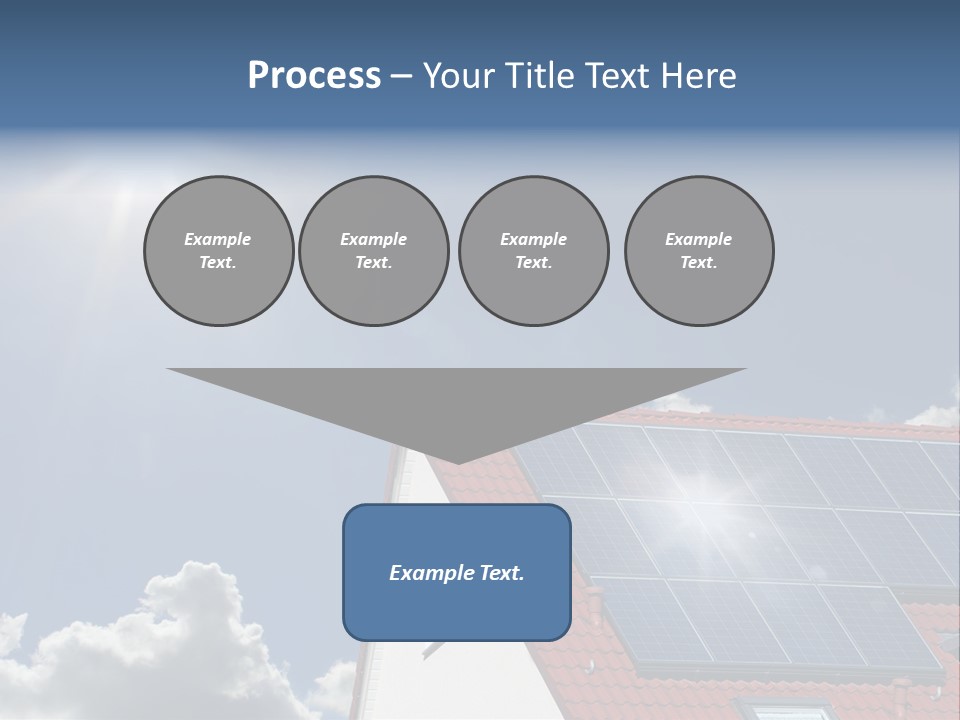 Pitched Building Clouds PowerPoint Template