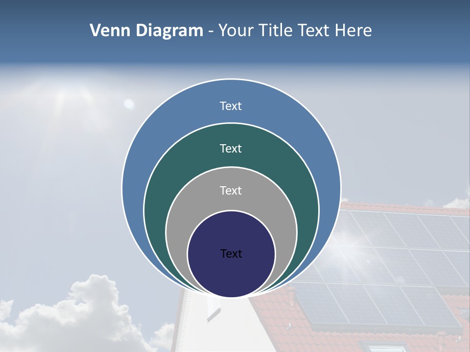 Pitched Building Clouds PowerPoint Template