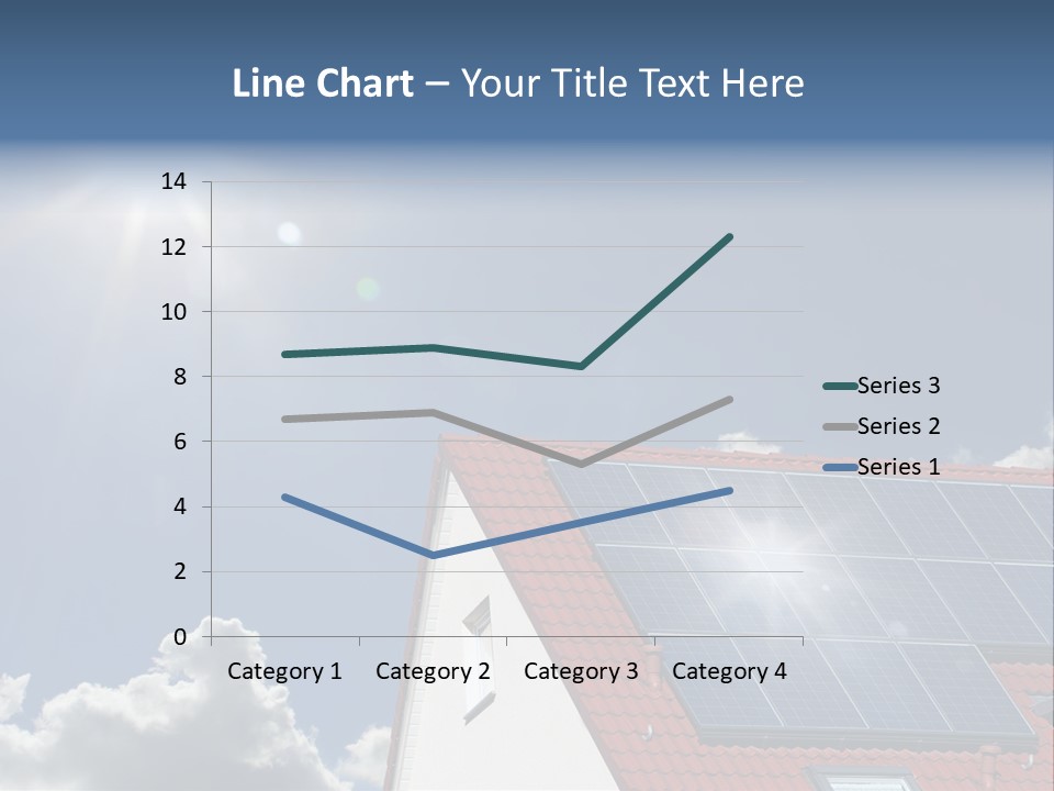 Pitched Building Clouds PowerPoint Template