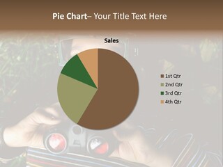 Small Looking Binocular PowerPoint Template