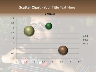 Small Looking Binocular PowerPoint Template