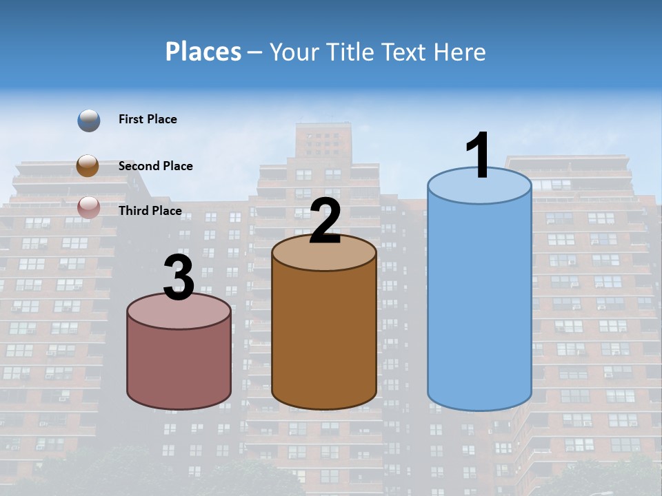Complex Facade Housing PowerPoint Template