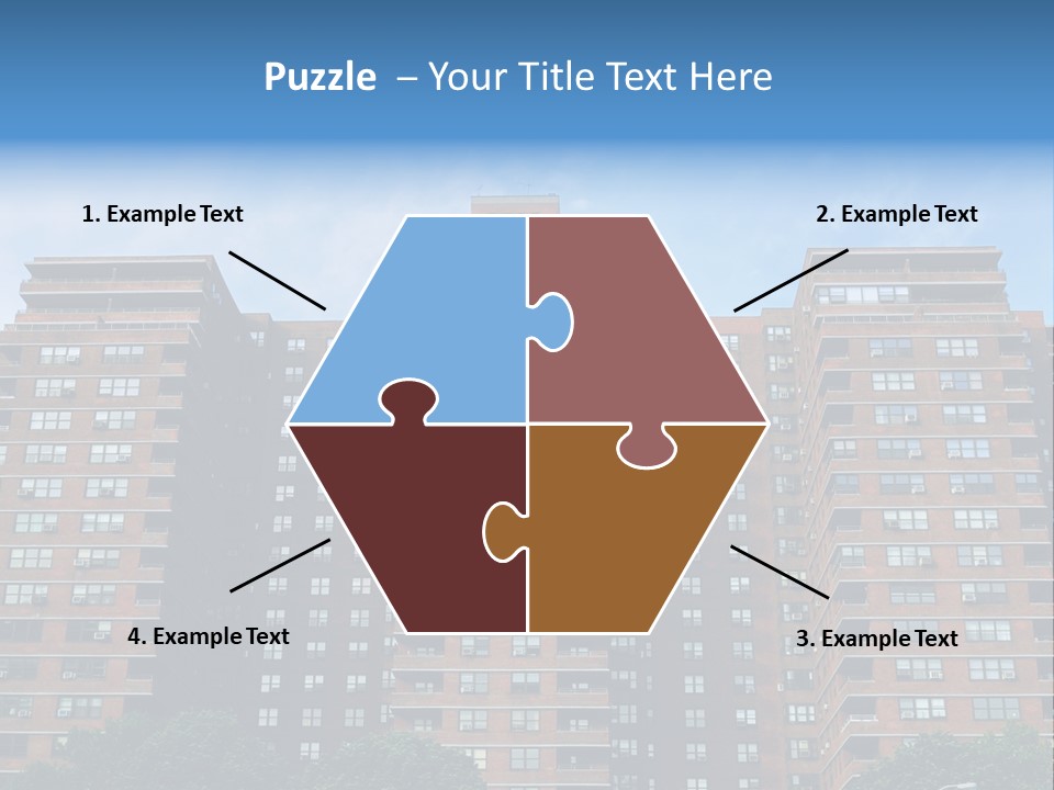 Complex Facade Housing PowerPoint Template