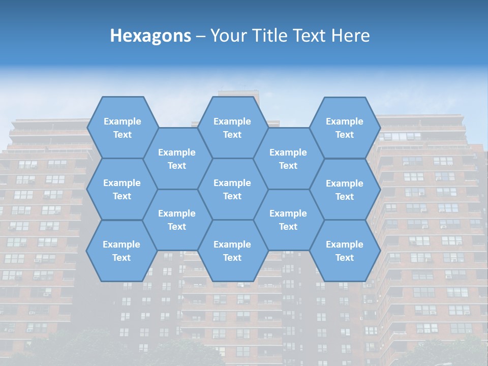 Complex Facade Housing PowerPoint Template