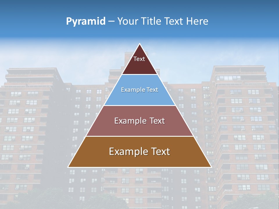 Complex Facade Housing PowerPoint Template