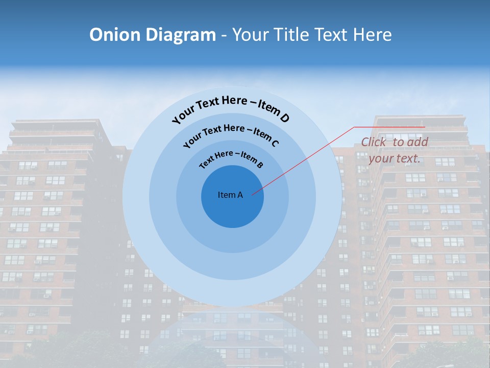 Complex Facade Housing PowerPoint Template