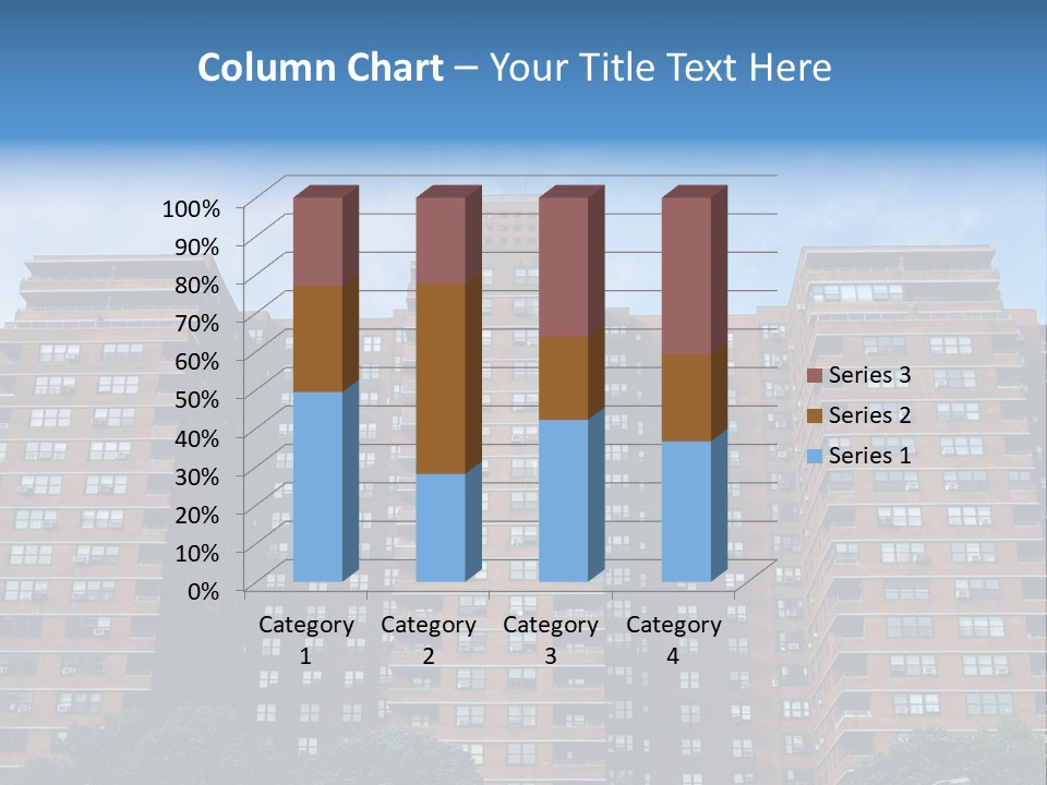 Complex Facade Housing PowerPoint Template