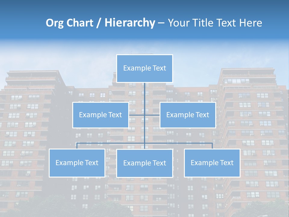 Complex Facade Housing PowerPoint Template