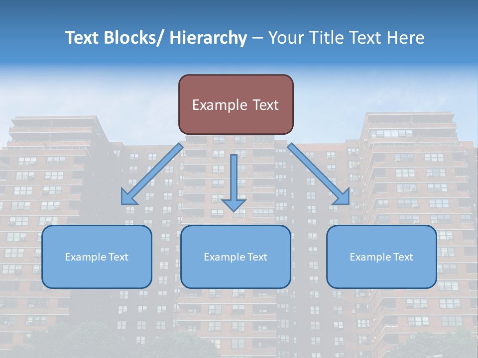 Complex Facade Housing PowerPoint Template