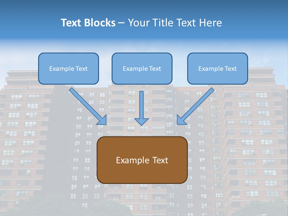 Complex Facade Housing PowerPoint Template