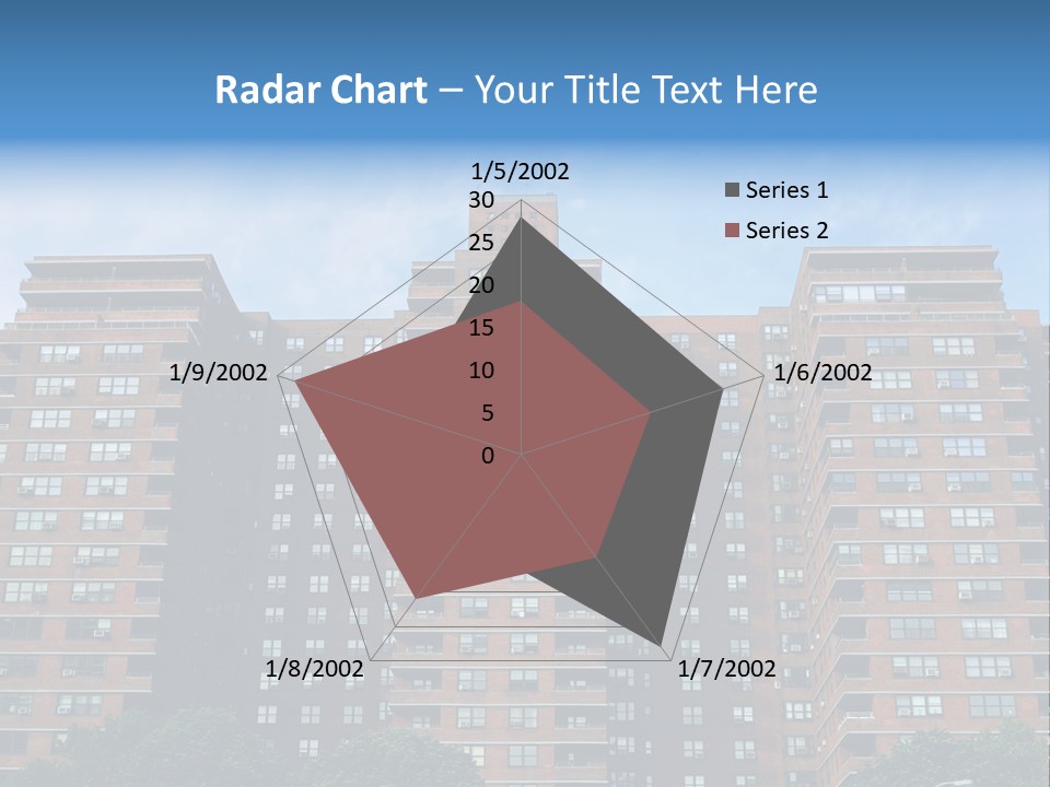 Complex Facade Housing PowerPoint Template