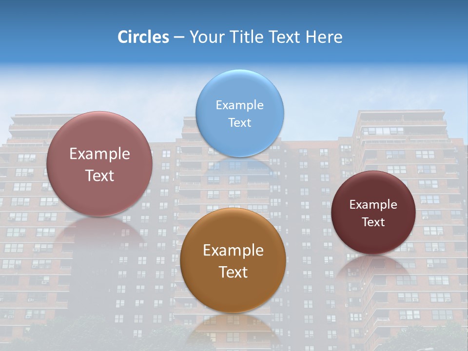 Complex Facade Housing PowerPoint Template