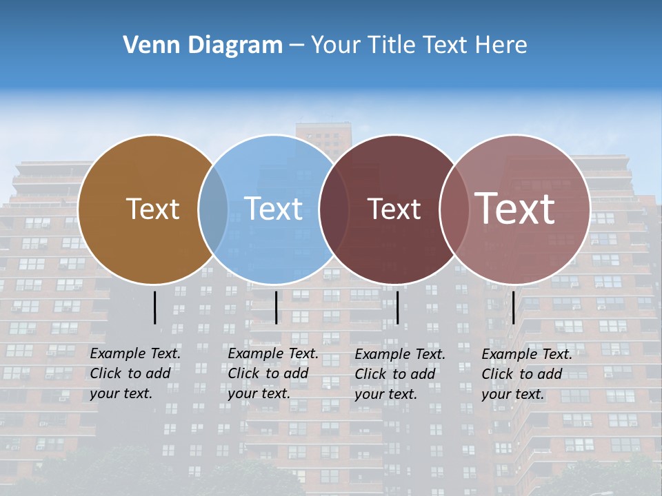 Complex Facade Housing PowerPoint Template