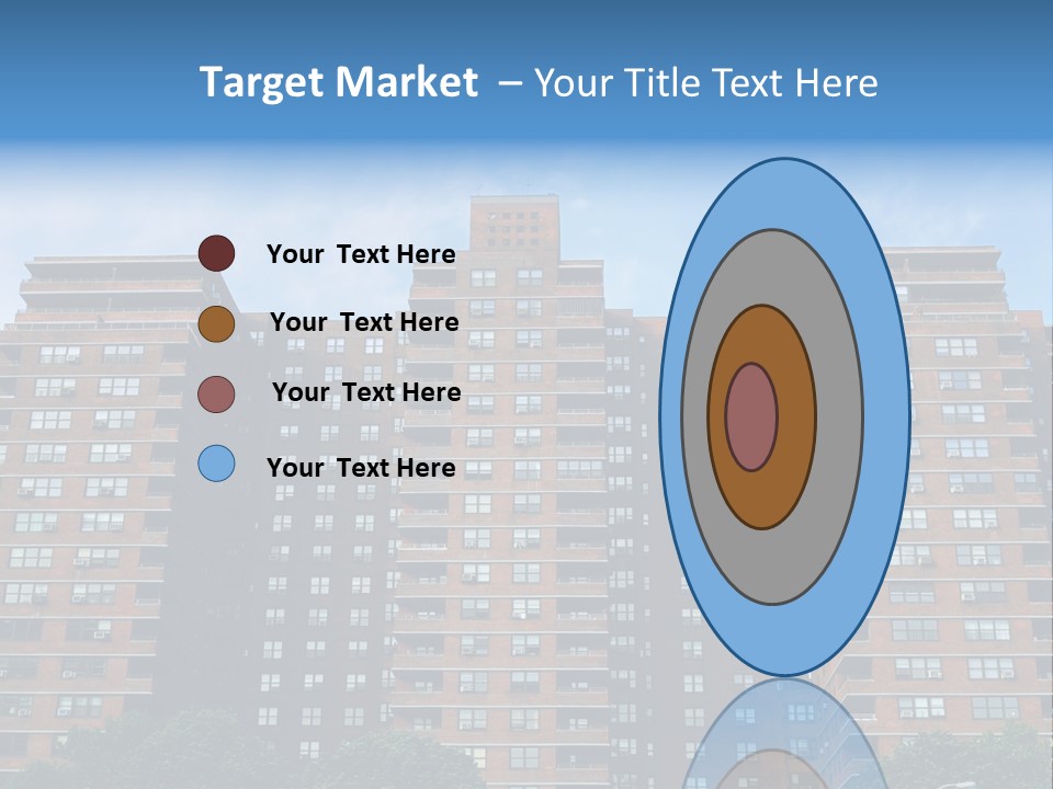Complex Facade Housing PowerPoint Template
