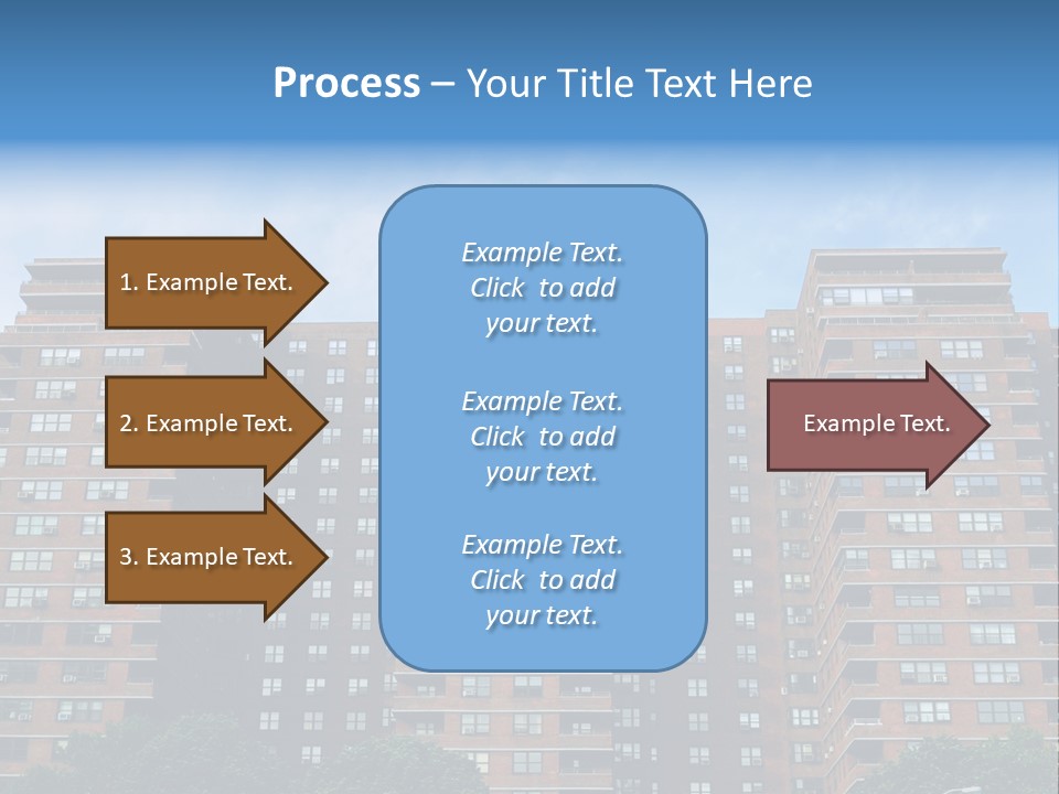 Complex Facade Housing PowerPoint Template