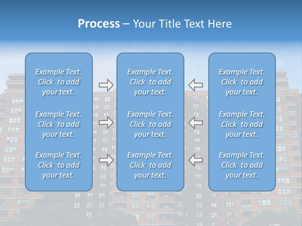 Complex Facade Housing PowerPoint Template
