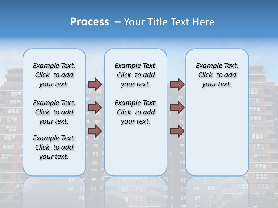 Complex Facade Housing PowerPoint Template