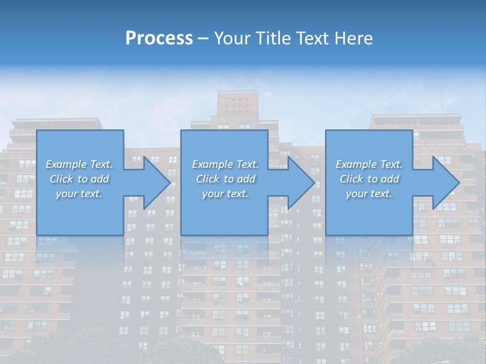 Complex Facade Housing PowerPoint Template