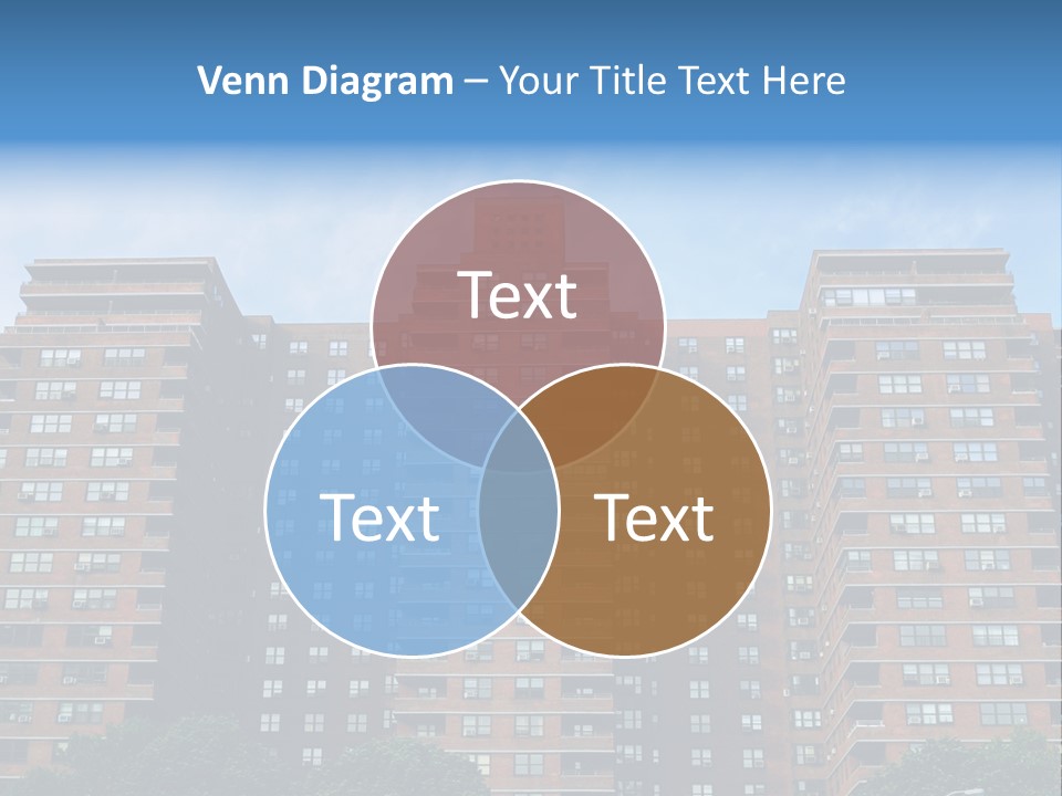 Complex Facade Housing PowerPoint Template