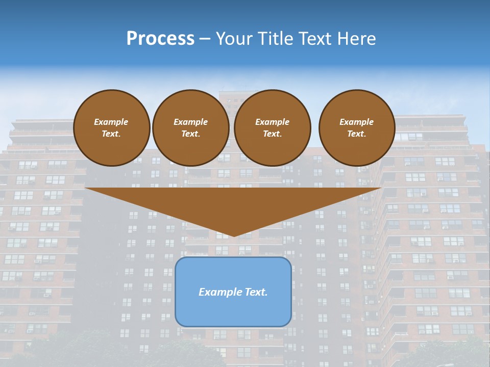 Complex Facade Housing PowerPoint Template
