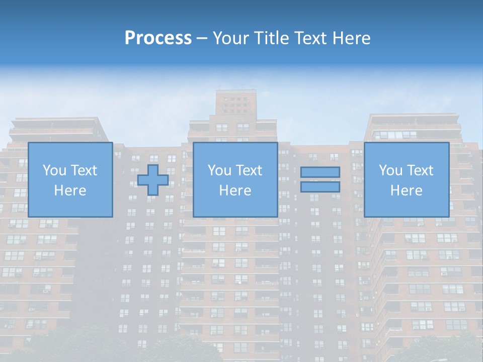 Complex Facade Housing PowerPoint Template