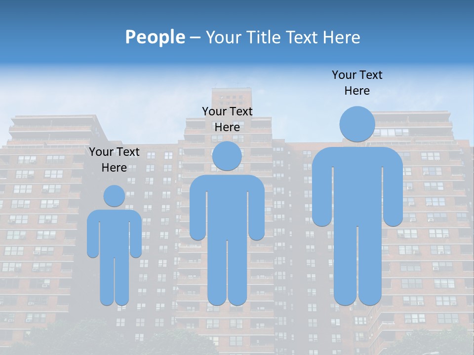 Complex Facade Housing PowerPoint Template