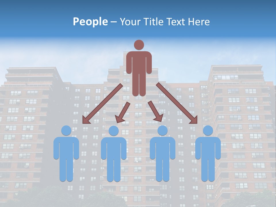 Complex Facade Housing PowerPoint Template